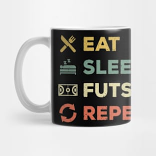 Eat Sleep Futsal Repeat Mug